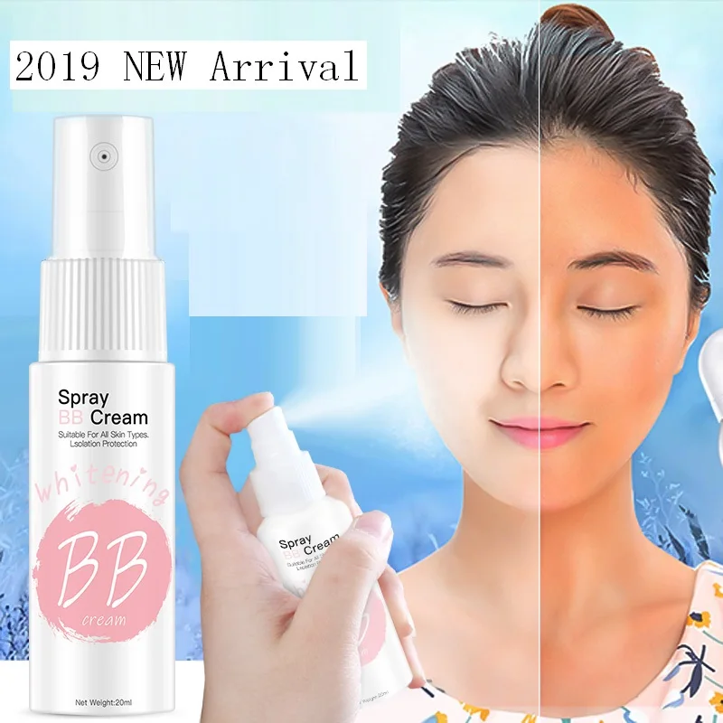2019 Summer 20ml Spray BB Cream Brighten Whitening Concealer Moisturizing Face Makeup Portable Lazy Makeup Cream
2019 Summer 20ml Spray BB Cream Brighten Whitening Concealer Moisturizing Face Makeup Portable Lazy Makeup Cream