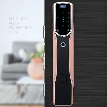Aluminum Alloy Modern Fingerprint Smart Door Lock Black Automatic Security Lock Smart Anti-theft Home Electronic Password Locks
Aluminum Alloy Modern Fingerprint Smart Door Lock Black Automatic Security Lock Smart Anti-theft Home Electronic Password Locks