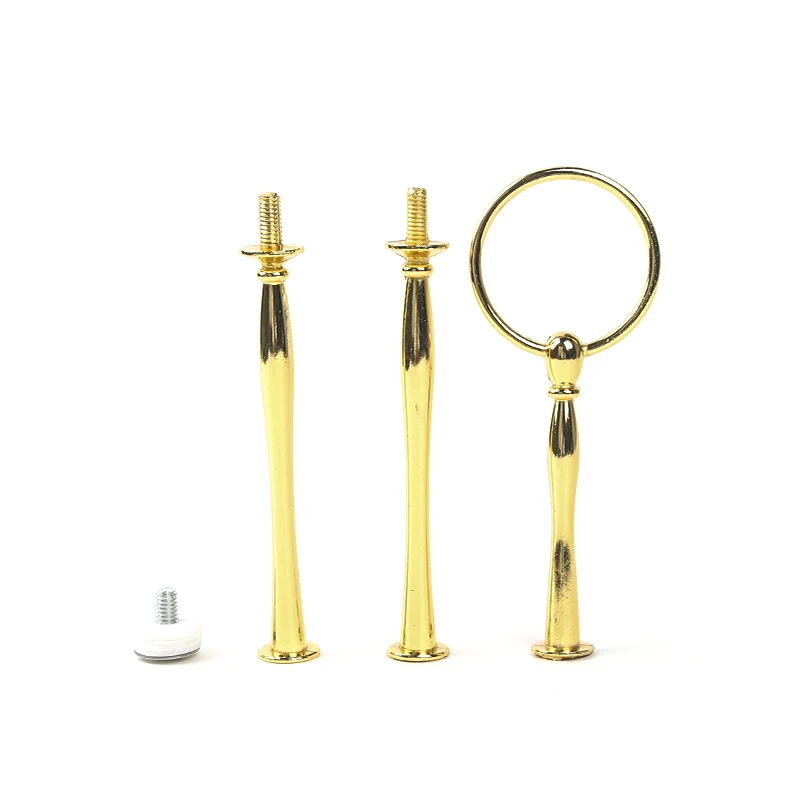 3 Tier Bakeware Cake Plate Stand Handle Fitting Metal Wedding Party Golden Kitchen Accessory Cake Decorating Tool
3 Tier Bakeware Cake Plate Stand Handle Fitting Metal Wedding Party Golden Kitchen Accessory Cake Decorating Tool