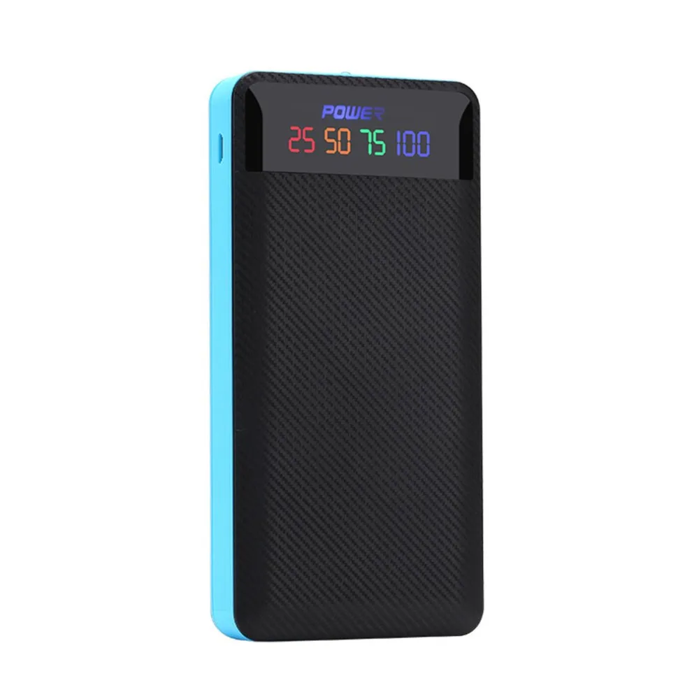 blue X6 Power Bank Shell Digital Display DIY Welding Power Bank Charger Case PCBA Module Kits Powered By 6pcs 18650 Batteries
blue X6 Power Bank Shell Digital Display DIY Welding Power Bank Charger Case PCBA Module Kits Powered By 6pcs 18650 Batteries