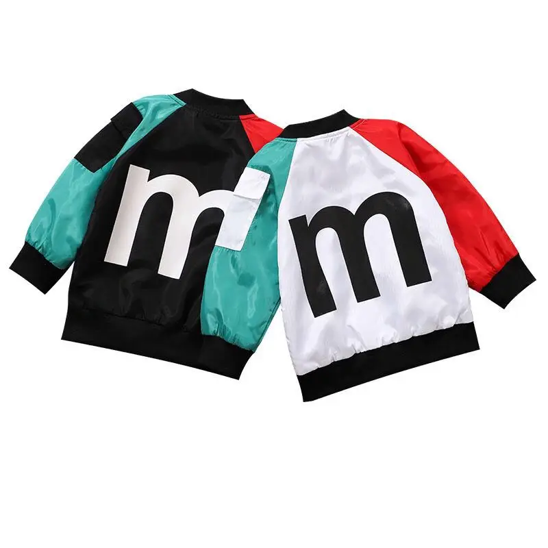 Boys Girls spring Jacket Kids Clothing Baby Girls Boys Coat letter Print Patchwork Jacket Autumn Boy Outerwear Children Clothes
Boys Girls spring Jacket Kids Clothing Baby Girls Boys Coat letter Print Patchwork Jacket Autumn Boy Outerwear Children Clothes