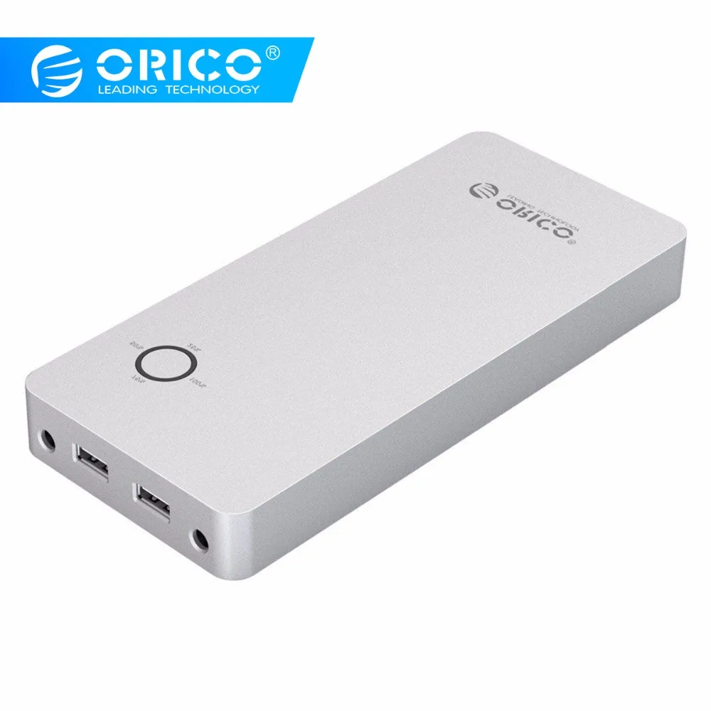 ORICO 18000mAh Notebook Power Bank Aluminum Alloy Dual USB Output One DC 12/16/19V Port for Lattop with 10pcs Connector
ORICO 18000mAh Notebook Power Bank Aluminum Alloy Dual USB Output One DC 12/16/19V Port for Lattop with 10pcs Connector
