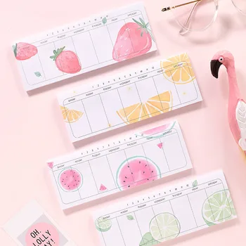 Coloffice 4PCs /Set Cute Small Fresh Fruit Animal Memo Pads Week Plan Sticker Notes Korean Stationery Office School Supplies
Coloffice 4PCs /Set Cute Small Fresh Fruit Animal Memo Pads Week Plan Sticker Notes Korean Stationery Office School Supplies