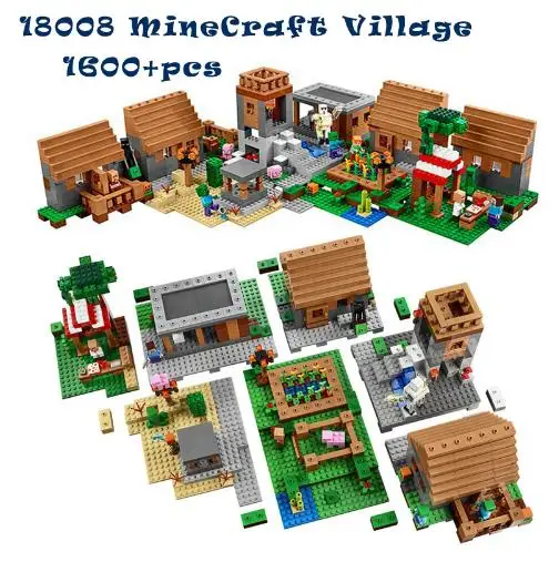 1600+pcs Model building kits compatible with legoingly my worlds MineCraft Village blocks Educational toys hobbies for children
1600+pcs Model building kits compatible with legoingly my worlds MineCraft Village blocks Educational toys hobbies for children
