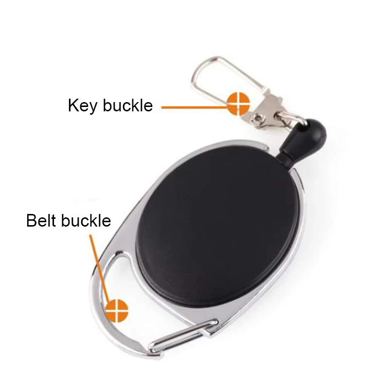 Retracable Keychain Keyring Anti-lost Anti-theft Wire Rope Spring Buckle Outdoor Survival Camp Tool JR Deals
Retracable Keychain Keyring Anti-lost Anti-theft Wire Rope Spring Buckle Outdoor Survival Camp Tool JR Deals