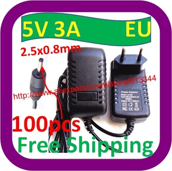 100 pcs Free Shipping 2.5mm 5V 3A US or EU plug black Power Adaptor wall charger for Sanei N10 Tablet PC
100 pcs Free Shipping 2.5mm 5V 3A US or EU plug black Power Adaptor wall charger for Sanei N10 Tablet PC