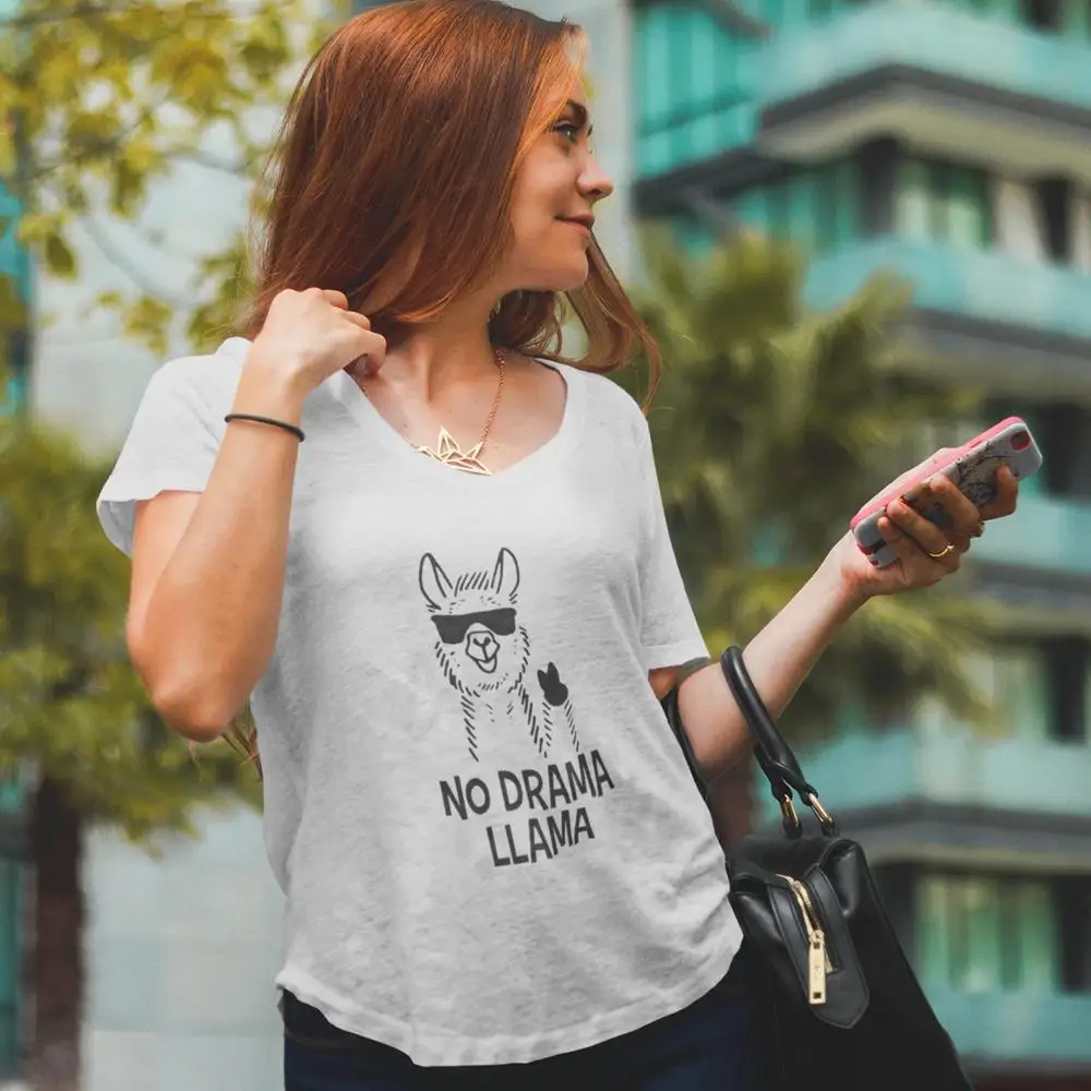 No Drama Llama T-Shirt No Drama Llama T Shirt Short Sleeve Green Women tshirt Trendy Plus Size Street Style Ladies Tee Shirt
No Drama Llama T-Shirt No Drama Llama T Shirt Short Sleeve Green Women tshirt Trendy Plus Size Street Style Ladies Tee Shirt
