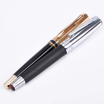 10pcs/lot Wholesale Duke Silver/Gold Black Rollerball Pens Smooth Black Ink Fine Point Metal signature Pens School Supplies
10pcs/lot Wholesale Duke Silver/Gold Black Rollerball Pens Smooth Black Ink Fine Point Metal signature Pens School Supplies