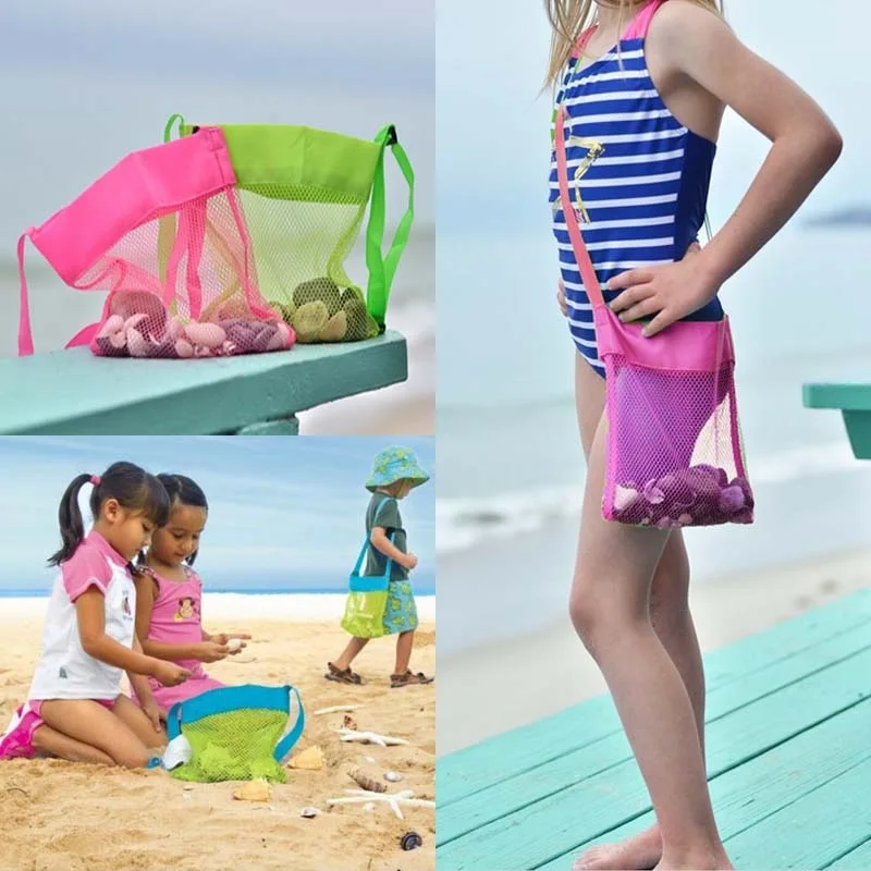 Summer Kids Mesh Bag Portable Kids Sand Shell Collection Holder Children Sandpit Toys Storage Bag Sling Folding Beach Tote Pouch
Summer Kids Mesh Bag Portable Kids Sand Shell Collection Holder Children Sandpit Toys Storage Bag Sling Folding Beach Tote Pouch