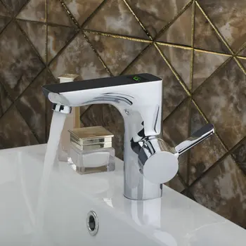 Luxury Black Digital Display Bathroom Chrome Brass 97123 Deck Mounted Sink Ouboni Basin Torneira Faucets,Mixers &Taps
Luxury Black Digital Display Bathroom Chrome Brass 97123 Deck Mounted Sink Ouboni Basin Torneira Faucets,Mixers &Taps