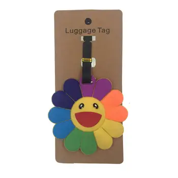 Cartoon Sun Flower Luggage Tag Travel Accessories Women Silica Gel Suitcase Address Holder Baggage Boarding Tag Portable Label
Cartoon Sun Flower Luggage Tag Travel Accessories Women Silica Gel Suitcase Address Holder Baggage Boarding Tag Portable Label
