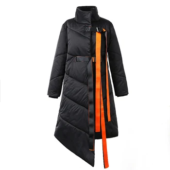 long thicken snow coat jacket women stand neck lace up warm winter female coat asmmetric cotton padded outerwear for women
long thicken snow coat jacket women stand neck lace up warm winter female coat asmmetric cotton padded outerwear for women