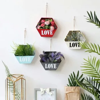 Nordic Style creative Home Hanging Vase Flower Planter Pots Wall Decor Home Garden Decoration Artificial flower Plant Wall Shelf
Nordic Style creative Home Hanging Vase Flower Planter Pots Wall Decor Home Garden Decoration Artificial flower Plant Wall Shelf