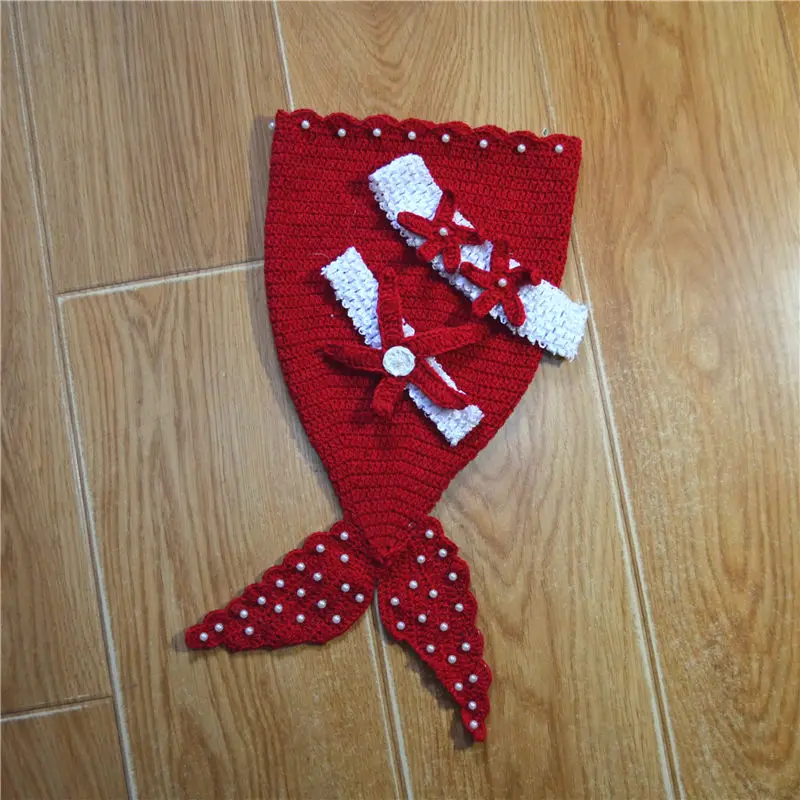 QYFLYXUE-Baby photo props costumes, baby climbs the mermaid, including hair bands. Red, other color customization.
QYFLYXUE-Baby photo props costumes, baby climbs the mermaid, including hair bands. Red, other color customization.