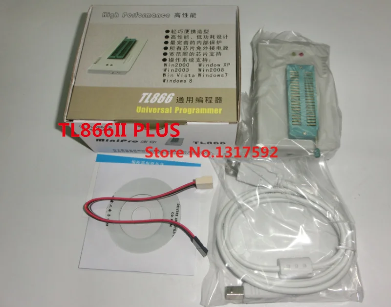 Free Shipping 100% Original New MiniPro TL866II PLUS Programmer Replace TL866A/CS | Электронные компоненты и