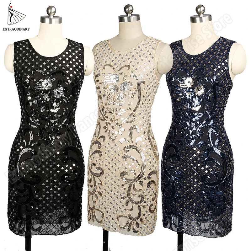 Womens 1920s Style Gatsby Flapper Vintage Dresses Art Deco Dress Midi Embellished Sequin Sleeve Party Costumes Summer
Womens 1920s Style Gatsby Flapper Vintage Dresses Art Deco Dress Midi Embellished Sequin Sleeve Party Costumes Summer