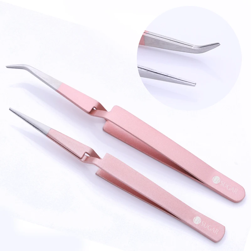 UR SUGAR Cross Lock Reverse Tweezers Rose Gold Straight Elbow Stainless Steel Nail Art Manicure Professional Tool kits Set
UR SUGAR Cross Lock Reverse Tweezers Rose Gold Straight Elbow Stainless Steel Nail Art Manicure Professional Tool kits Set