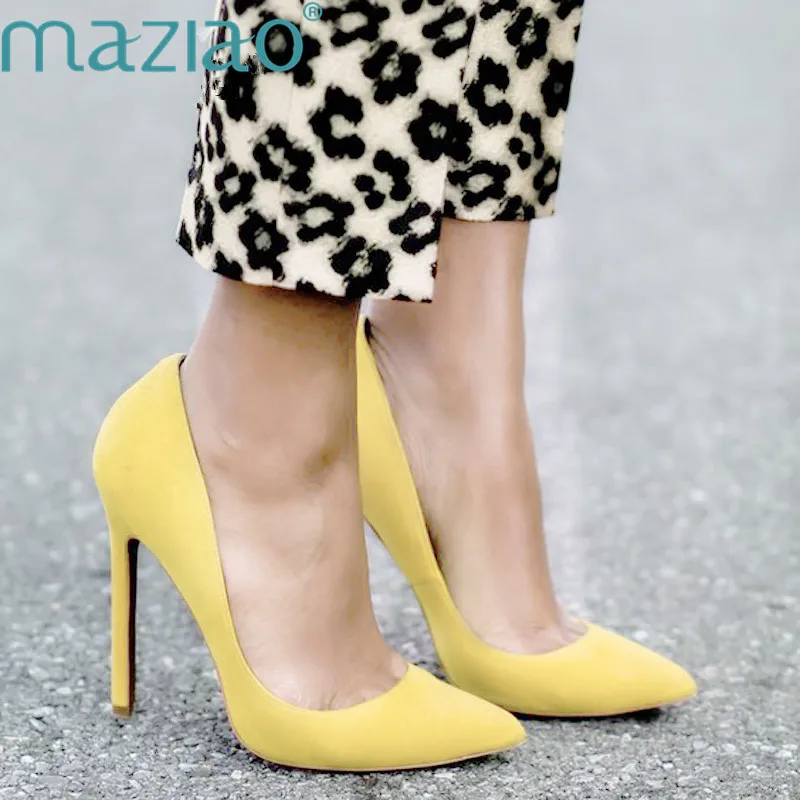 Women Pump Faux Suede Basic Sandals Solid Colors Slip on High Heels 10CM Sandals Femme Sexy Pumps MAZIAO
Women Pump Faux Suede Basic Sandals Solid Colors Slip on High Heels 10CM Sandals Femme Sexy Pumps MAZIAO