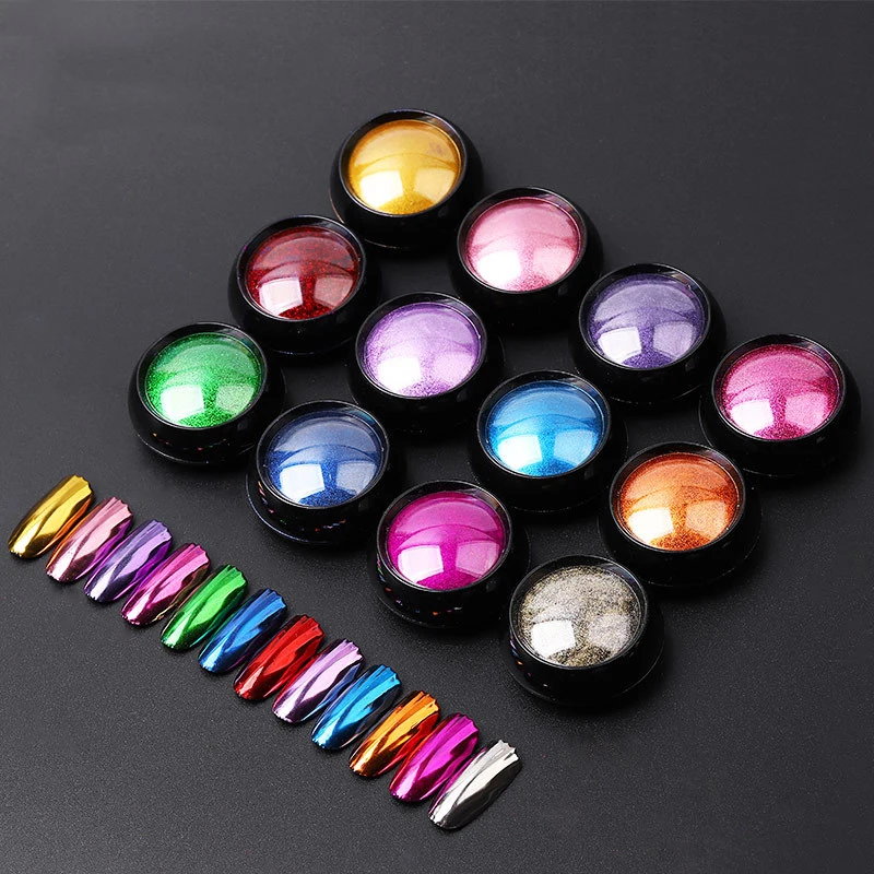 12 Colors Rose Gold Red Shine Mirror Effect Titanium Powder Holographic Glitters Manicure Nail Art Chrome Dust Decorations
12 Colors Rose Gold Red Shine Mirror Effect Titanium Powder Holographic Glitters Manicure Nail Art Chrome Dust Decorations