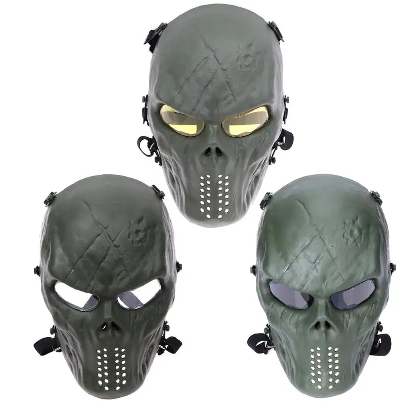 Shock Resistant PC Lens Skull Paintball Games CS Field Face Protection Mask Hunting Military Tactical Cycling Full Face Mask
Shock Resistant PC Lens Skull Paintball Games CS Field Face Protection Mask Hunting Military Tactical Cycling Full Face Mask
