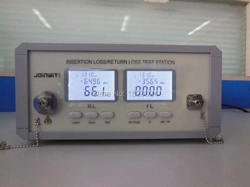 JW3307A 1310/1550nm Benchtop Insertion Loss and Return Loss Test Station IL/RL Tester
JW3307A 1310/1550nm Benchtop Insertion Loss and Return Loss Test Station IL/RL Tester