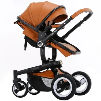 

High landscape 2IN1 baby stroller can sit and lying multi-function four-wheel shock absorber super wide two-way baby stroller