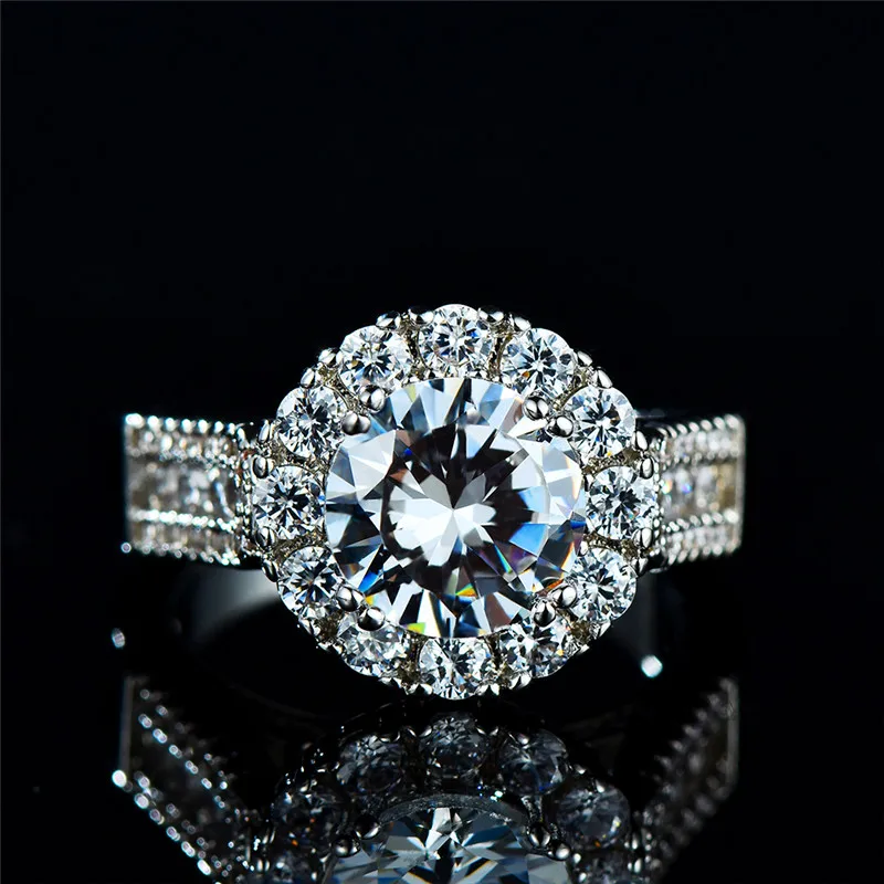 Bamos Luxury Female Big Zircon Stone Ring 925 Silver Filled Ring Vintage Wedding Band Promise Engagement Rings For Women
Bamos Luxury Female Big Zircon Stone Ring 925 Silver Filled Ring Vintage Wedding Band Promise Engagement Rings For Women