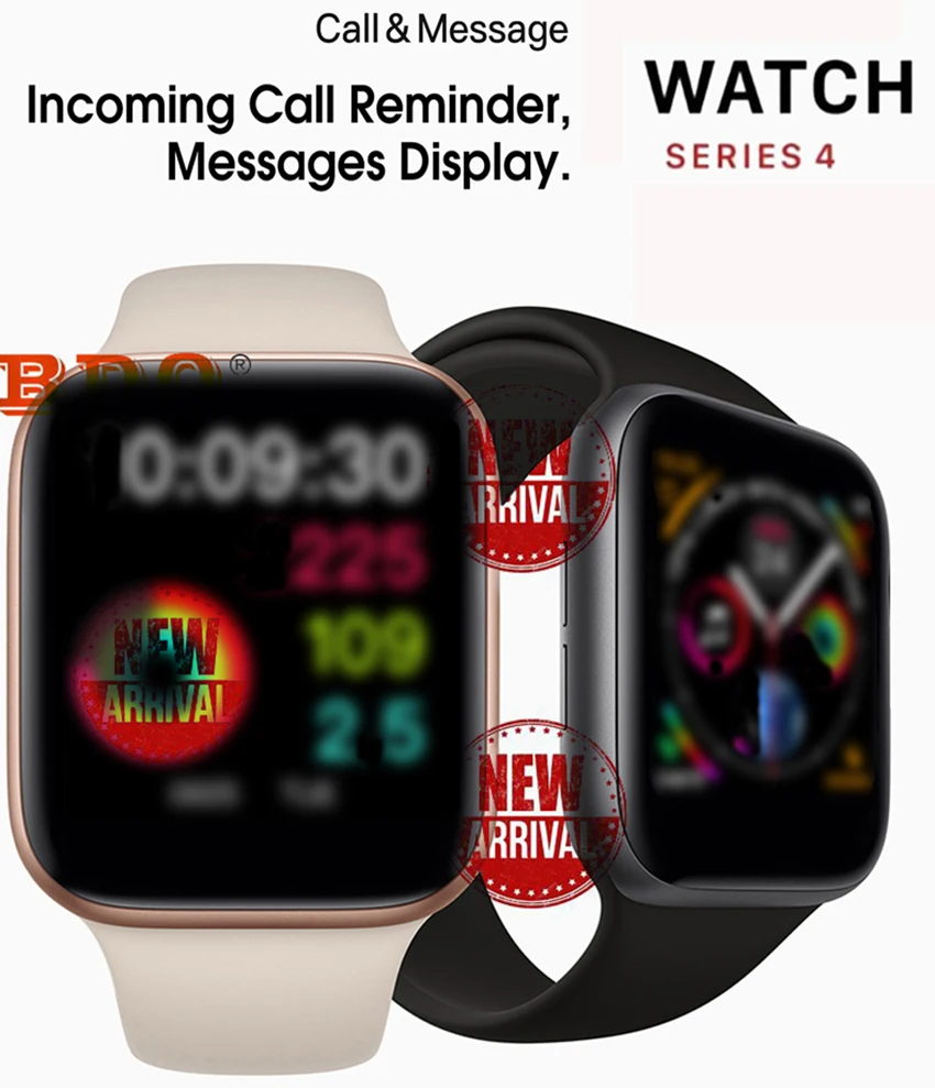 Sport Men Smart Watch Series 4 Bluetooth Push SMS Wristwatch For Android phone IOS apple iPhone 6 7 8 Smartwatch Blood Pressure
Sport Men Smart Watch Series 4 Bluetooth Push SMS Wristwatch For Android phone IOS apple iPhone 6 7 8 Smartwatch Blood Pressure