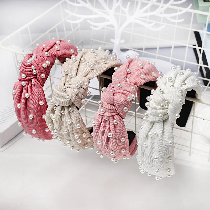 Hair Accessories Vintage Knotted Pearl Hairband for Women Girls Elastic Bow Center Knot Headbands Headwear
Hair Accessories Vintage Knotted Pearl Hairband for Women Girls Elastic Bow Center Knot Headbands Headwear