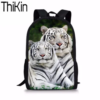 THIKIN 3D White Tiger Printing Backpack Animal Cool Backpacks for Men Women Casual Teenager Shoulder Bags Mochila Bolsa 2020
THIKIN 3D White Tiger Printing Backpack Animal Cool Backpacks for Men Women Casual Teenager Shoulder Bags Mochila Bolsa 2020