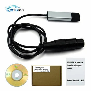 USB to D-MX Interface Adapter LED DMX512 Studio Computer PC Stage Lighting Controller Dimmer
USB to D-MX Interface Adapter LED DMX512 Studio Computer PC Stage Lighting Controller Dimmer