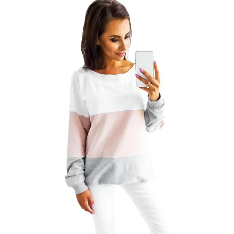 Autumn Spring Women Sweatshirt Girls Fashion Long Sleeve Patchwork Back V Collar Lace up Tops Female Soft Personality Hoodies
Autumn Spring Women Sweatshirt Girls Fashion Long Sleeve Patchwork Back V Collar Lace up Tops Female Soft Personality Hoodies