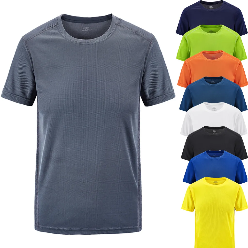 T-shirt men's summer Casual T shirt 100% Cotton O-Neck Outdoor sports fitness quick-drying large size fit Breathable top L0507
T-shirt men's summer Casual T shirt 100% Cotton O-Neck Outdoor sports fitness quick-drying large size fit Breathable top L0507
