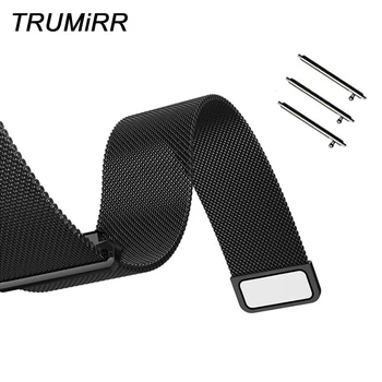 

20mm 22mm Milanese Loop Watchband Magnetic Strap for Amazfit Huami Xiaomi Bip BIT PACE Lite Watch Band Stainless Steel Belt