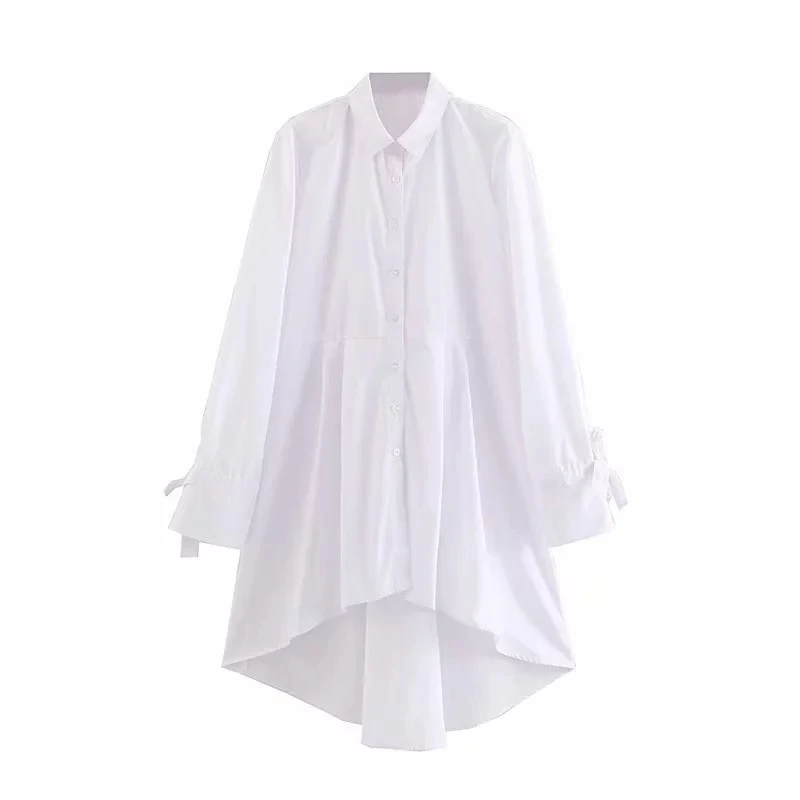 Solid Women Irregular Hem Long Shirt Leisure Lady Long Sleeve Cotton Blouse 2019 Autumn Female Loose Tops S6035
Solid Women Irregular Hem Long Shirt Leisure Lady Long Sleeve Cotton Blouse 2019 Autumn Female Loose Tops S6035