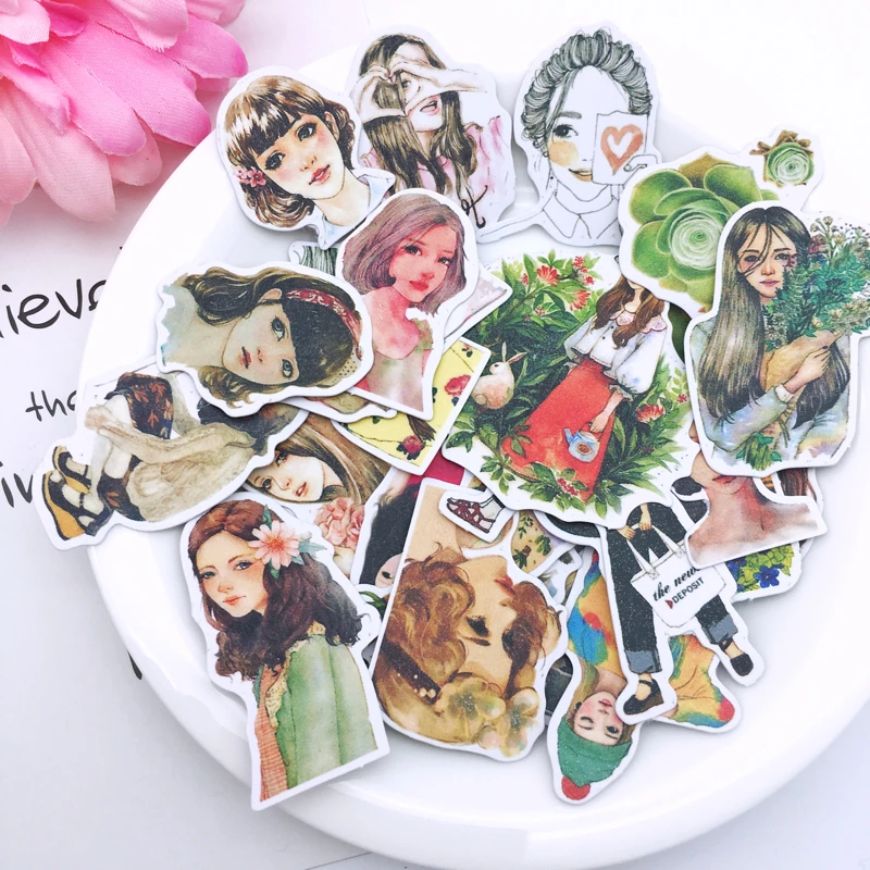 Lovely Creative Cartoon Japanese type Girl Adhesive sticker Scrapbooking DIY paper sticker
Lovely Creative Cartoon Japanese type Girl Adhesive sticker Scrapbooking DIY paper sticker