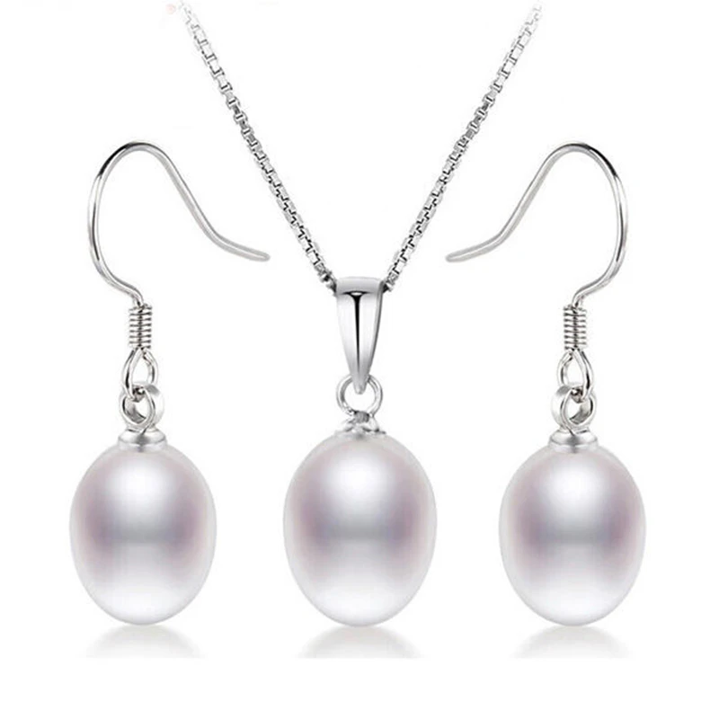 DMCSFP007 8-9MM Freshwater Pearl Jewelry Sets Real 925 Sterling Silver Sets For Women
DMCSFP007 8-9MM Freshwater Pearl Jewelry Sets Real 925 Sterling Silver Sets For Women