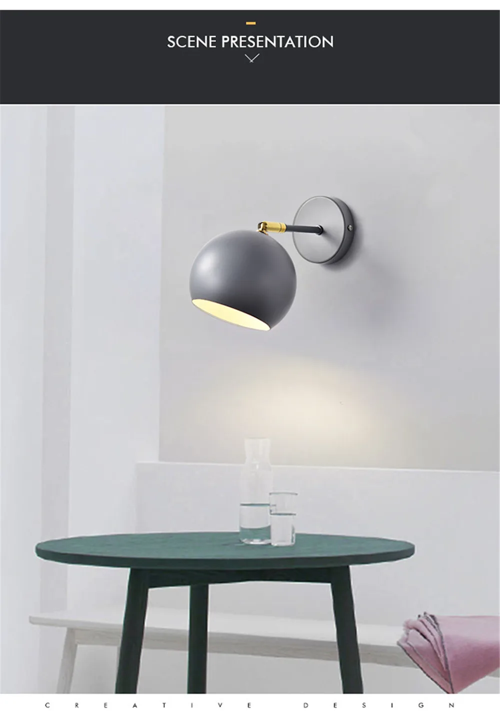 Modern colorful LED Wall lamp Retro Indoor lights Bedroom Bathroom Balcony Bar Aisle Lamp 110V-220V decoration lighting fixture
Modern colorful LED Wall lamp Retro Indoor lights Bedroom Bathroom Balcony Bar Aisle Lamp 110V-220V decoration lighting fixture