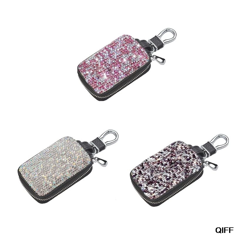 Drop Ship&Wholesale New Car Keys Protector Holder Genuine Leather Rhinestones Key Wallets Case June 12
Drop Ship&Wholesale New Car Keys Protector Holder Genuine Leather Rhinestones Key Wallets Case June 12