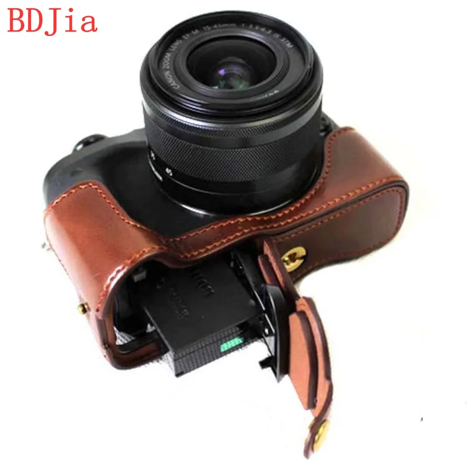 Newest Camera Bag Case For Canon EOS M6 PU Leather Half Body Set Cover With Battery Opening,Free Shipping
Newest Camera Bag Case For Canon EOS M6 PU Leather Half Body Set Cover With Battery Opening,Free Shipping