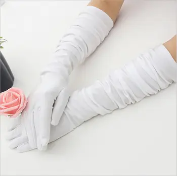 Classic Adult Black White Red Opera Wrist Stretch Satin Finger Long Gloves SunProtection Opera Evening Party Prom Costume Gloves
Classic Adult Black White Red Opera Wrist Stretch Satin Finger Long Gloves SunProtection Opera Evening Party Prom Costume Gloves