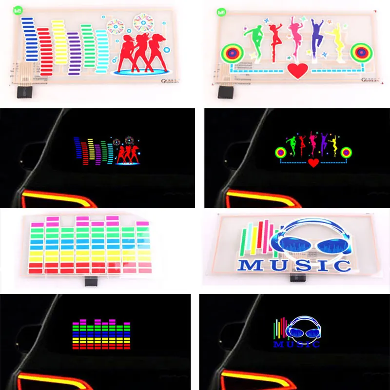 Car Music Rhythm Lamp LED Car Rear Window-Glass Warning lamp safely Flash Light led car Interior Decoration Lamps
Car Music Rhythm Lamp LED Car Rear Window-Glass Warning lamp safely Flash Light led car Interior Decoration Lamps