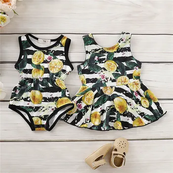 Summer 0-6Y Toddler Newborn Infant Kid Baby Girls Lemon Sleeveless Romper Jumpsuit Sunsuit Playsuit Dress Girl Clothes Outfits
Summer 0-6Y Toddler Newborn Infant Kid Baby Girls Lemon Sleeveless Romper Jumpsuit Sunsuit Playsuit Dress Girl Clothes Outfits