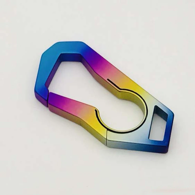 TC4 Titanium Alloy Fast Buckles Outdoor EDC Tool Keychain Pocket Lightweight Titanium Buckle Camping
TC4 Titanium Alloy Fast Buckles Outdoor EDC Tool Keychain Pocket Lightweight Titanium Buckle Camping