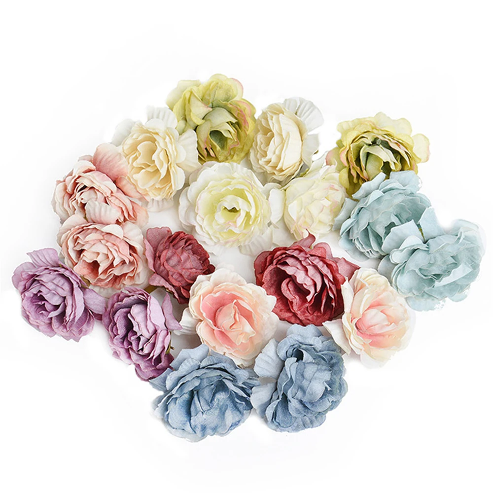 10pcs/lot Artificial Flower 5cm Silk Rose Flower Head Wedding Party Home Decoration DIY Wreath Scrapbook Craft Fake Flower
10pcs/lot Artificial Flower 5cm Silk Rose Flower Head Wedding Party Home Decoration DIY Wreath Scrapbook Craft Fake Flower