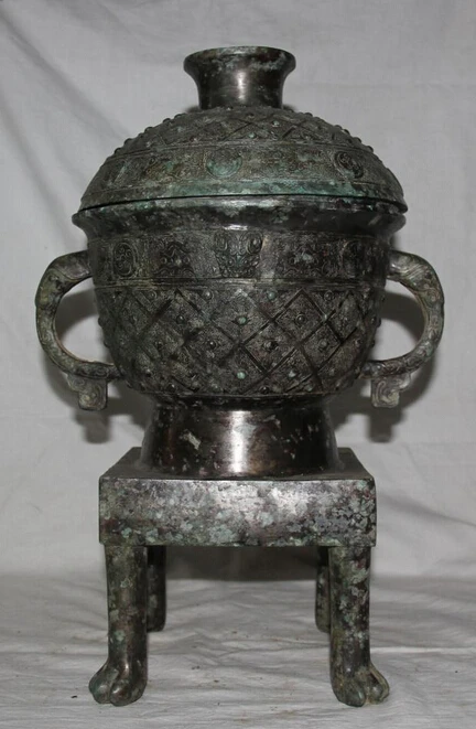 JP S0524 17 Archaic China Chinese Bronze Dynasty Palace Kitchen Stove Cook Caldron Set
JP S0524 17 Archaic China Chinese Bronze Dynasty Palace Kitchen Stove Cook Caldron Set