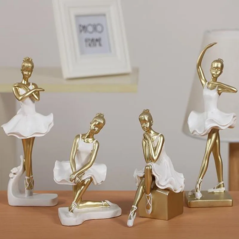 Ballerina statue, creative arts and crafts, figure statue, resin home furnishing articles
Ballerina statue, creative arts and crafts, figure statue, resin home furnishing articles