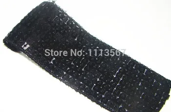 Wholesale 30yards 11 Lines Glitter Black Craft Hand Trim Ribbon Sequin Trim Beaded Lace Trim Sewing Trim T96
Wholesale 30yards 11 Lines Glitter Black Craft Hand Trim Ribbon Sequin Trim Beaded Lace Trim Sewing Trim T96