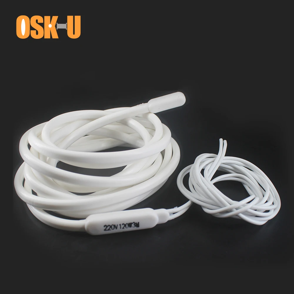 Silicon Heater Wire for Defrosting of Refrigerator 220V 3/4/5/6/7M length Electric Heating Element Freeze-proof Heater Wire 
Silicon Heater Wire for Defrosting of Refrigerator 220V 3/4/5/6/7M length Electric Heating Element Freeze-proof Heater Wire
