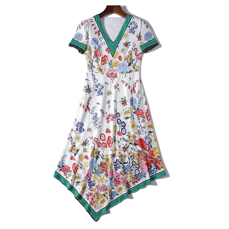 Fashion Women's 2019 Runway Dress Shirt Long Sleeve Robe Femme Charming Floral Print Striped Pleated Holiday Casual summer Dress
Fashion Women's 2019 Runway Dress Shirt Long Sleeve Robe Femme Charming Floral Print Striped Pleated Holiday Casual summer Dress